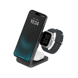 MAG-TRIO-GUN | ENERGEA Magtrio | 3-In-1 Foldable Magnetic Fast Wireless Charger | Gunmetal Eol - GulfStore.com