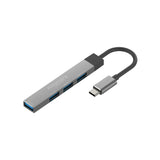 PROMATE - LiteHub-44-in-1 Multi-Port USB-C Data Hub - Grey