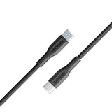 كابل بيانات وشحن عالي المتانة PROMATE XCord-CC - طول متر واحد / سرعة 480 ميجابت في الثانية / منفذ USB-C / أسود