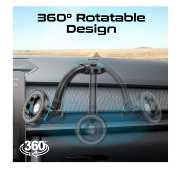 Promate MagGrip™ 360° Cradleless Magnetic Ring Smartphone Holder - MagHoop-GN