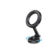 Promate MagGrip™ 360° Cradleless Foldable Magnetic Ring Smartphone Holder, Black - MAGHOOP-HG