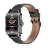 Promate ActivLife Curved AMOLED Screen Smartwatch with Bluetooth Calling, Black