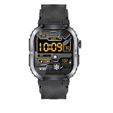 Promate SportFit Tough-Built Smartwatch with Bluetooth Calling, Black