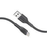 PROMATE 2M Super-Flexible USB to Lightning Connector Cable • 2A Standard Charging - Black