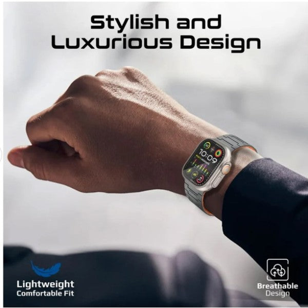 PROMATE MagBand-MS Premium Magnetic Silicone Watch Band - 42/44/45/49mm / Grey