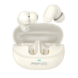Promate High-Definition Lush-Pro TWS Earbuds with Intellitouch, White