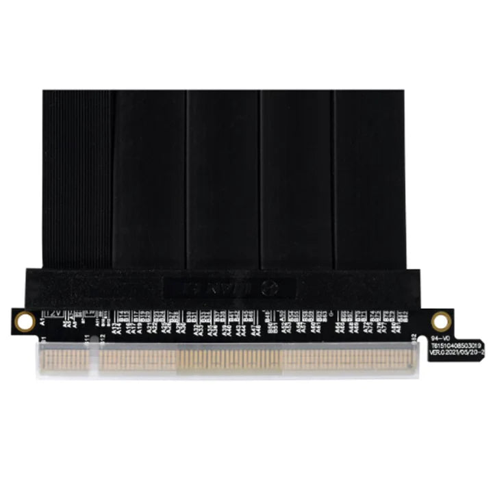 كابل LIAN LI Riser PCIe 4.0 مقاس 600 مم - أسود