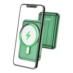 Foneng Magnetic Wireless Power Bank (10000 mAh) Q29-GRNQ29 - Green - GulfStore.com