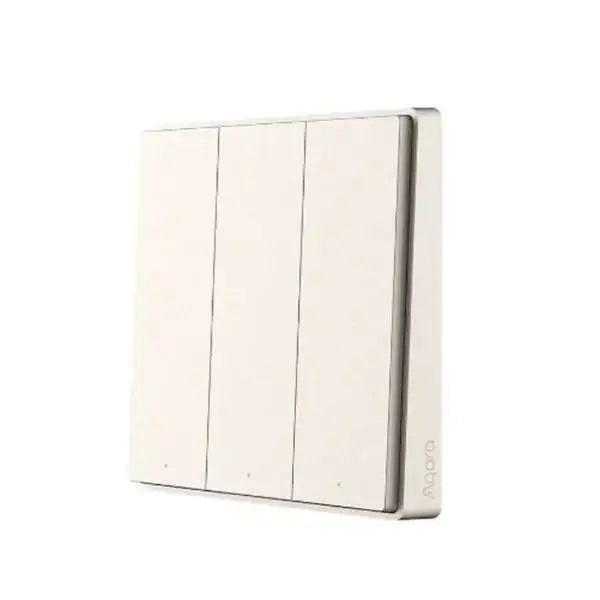 Aqara Switch Cover D1 Triple Rocker Gold | 6970504213234 - GulfStore.com
