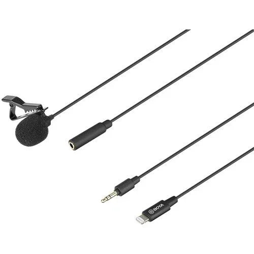 Boya BY-M2 CLIP-ON LAVALIER MICROPHONE FOR IOS DEVICES
