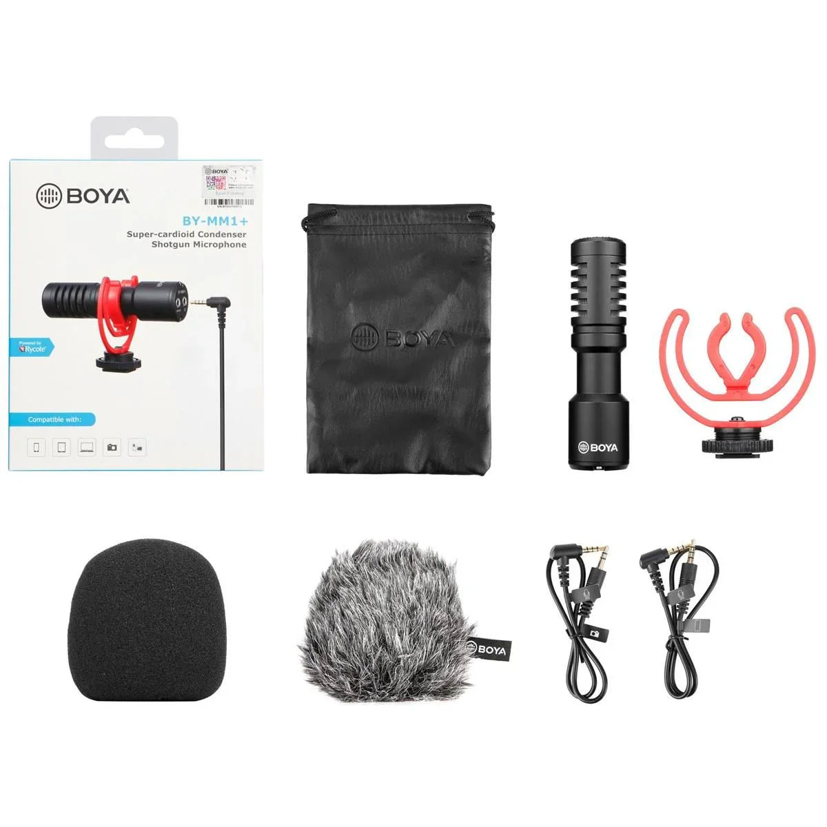 Boya BY-MM1 SUPER-CARDIOID CONDENSER SHOTGUN MICROPHONE