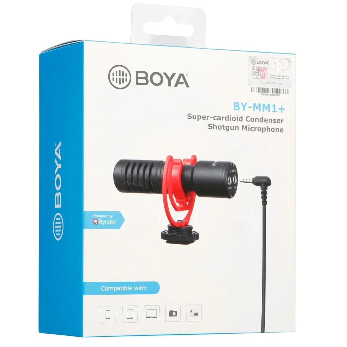 Boya BY-MM1 SUPER-CARDIOID CONDENSER SHOTGUN MICROPHONE