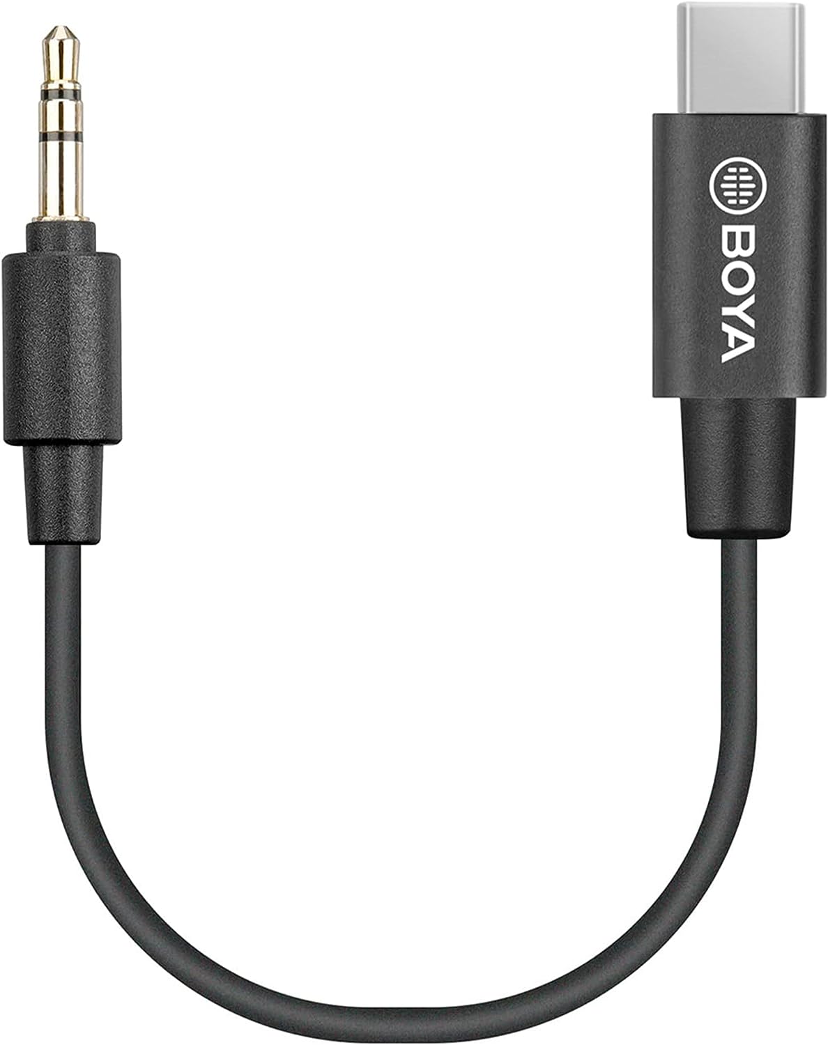 Boya BY-K2 3.5mm TRS (Male) to Type-C (Male) Audio Adapter
