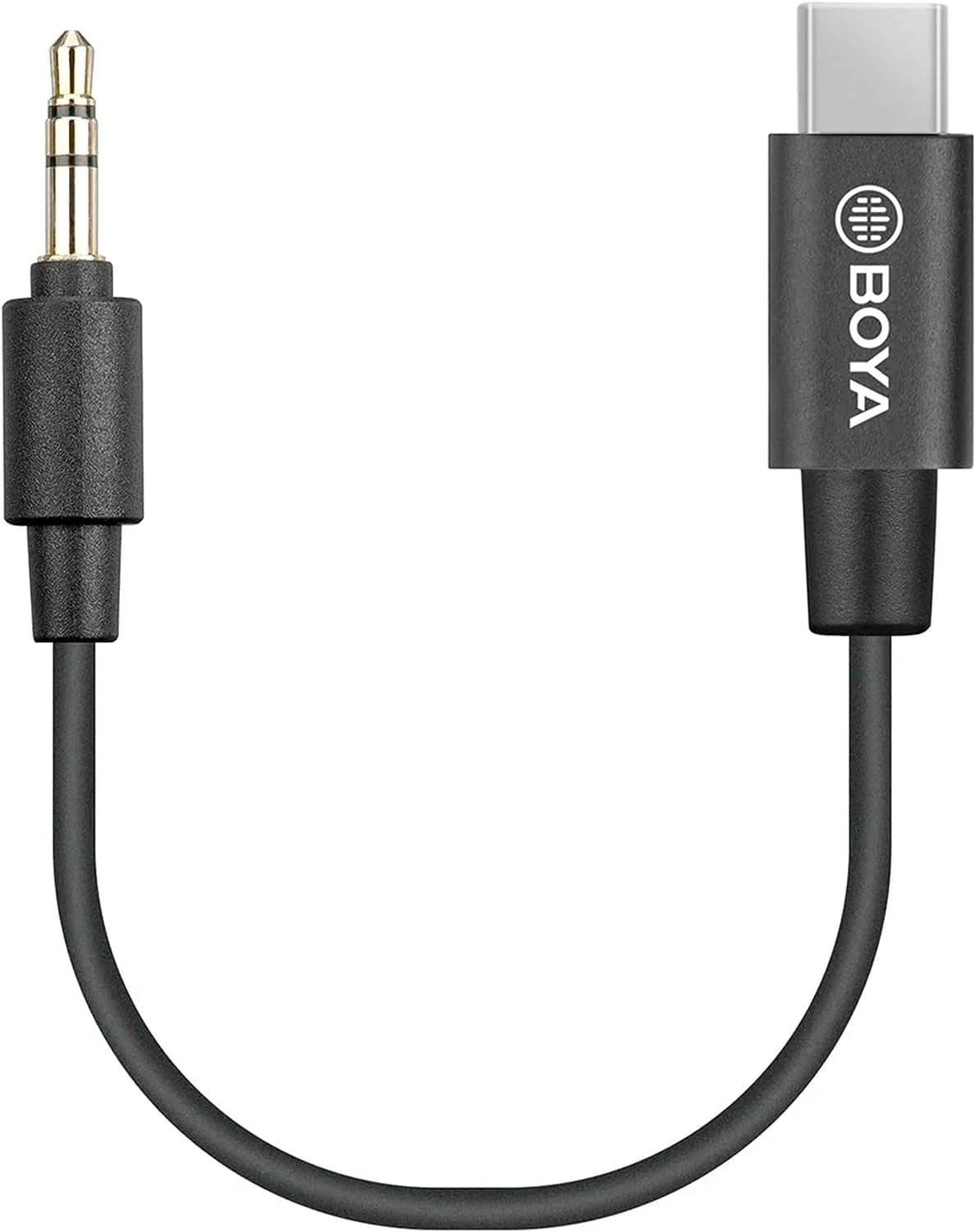محول صوت Boya BY-K2 TRS (ذكر) مقاس 3.5 مم إلى Type-C (ذكر)