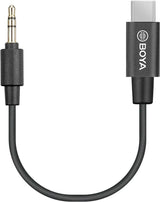 Boya BY-K2 3.5mm TRS (Male) to Type-C (Male) Audio Adapter