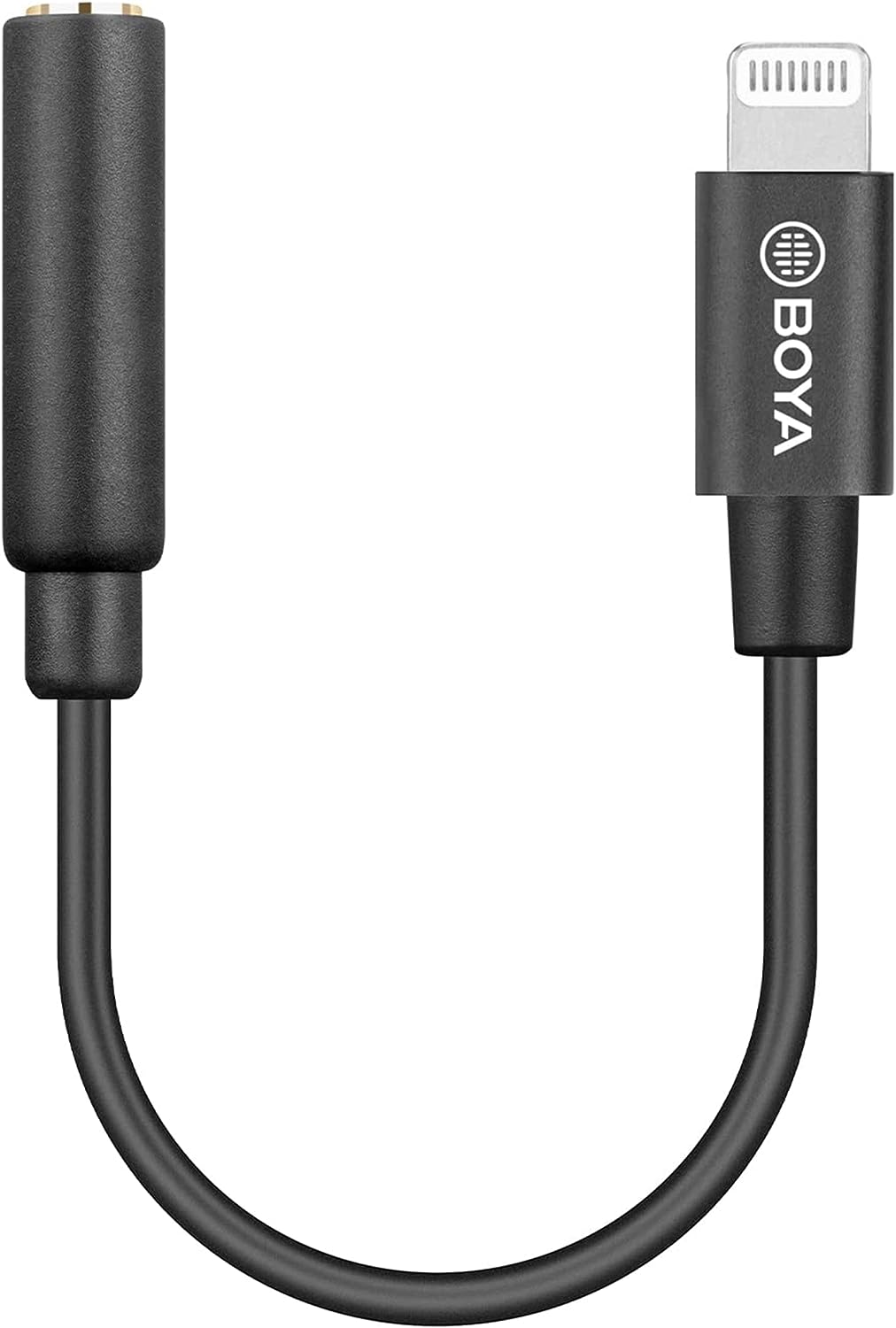 Boya BY-K3 , 3.5mm TRRS (Female) to Lightning (Male) Audio Adapter