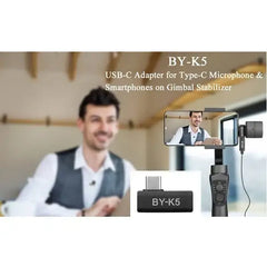 Boya BY-K5 Female Type-C To Male Type-C Adapter 90 Degree - GulfStore.com