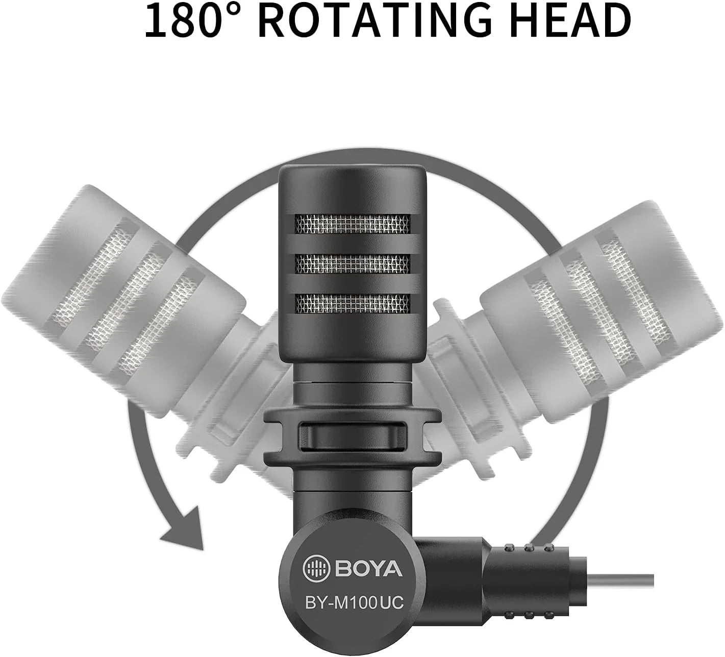 Boya By-M100Uc Type-C Miniature Condenser Microphone