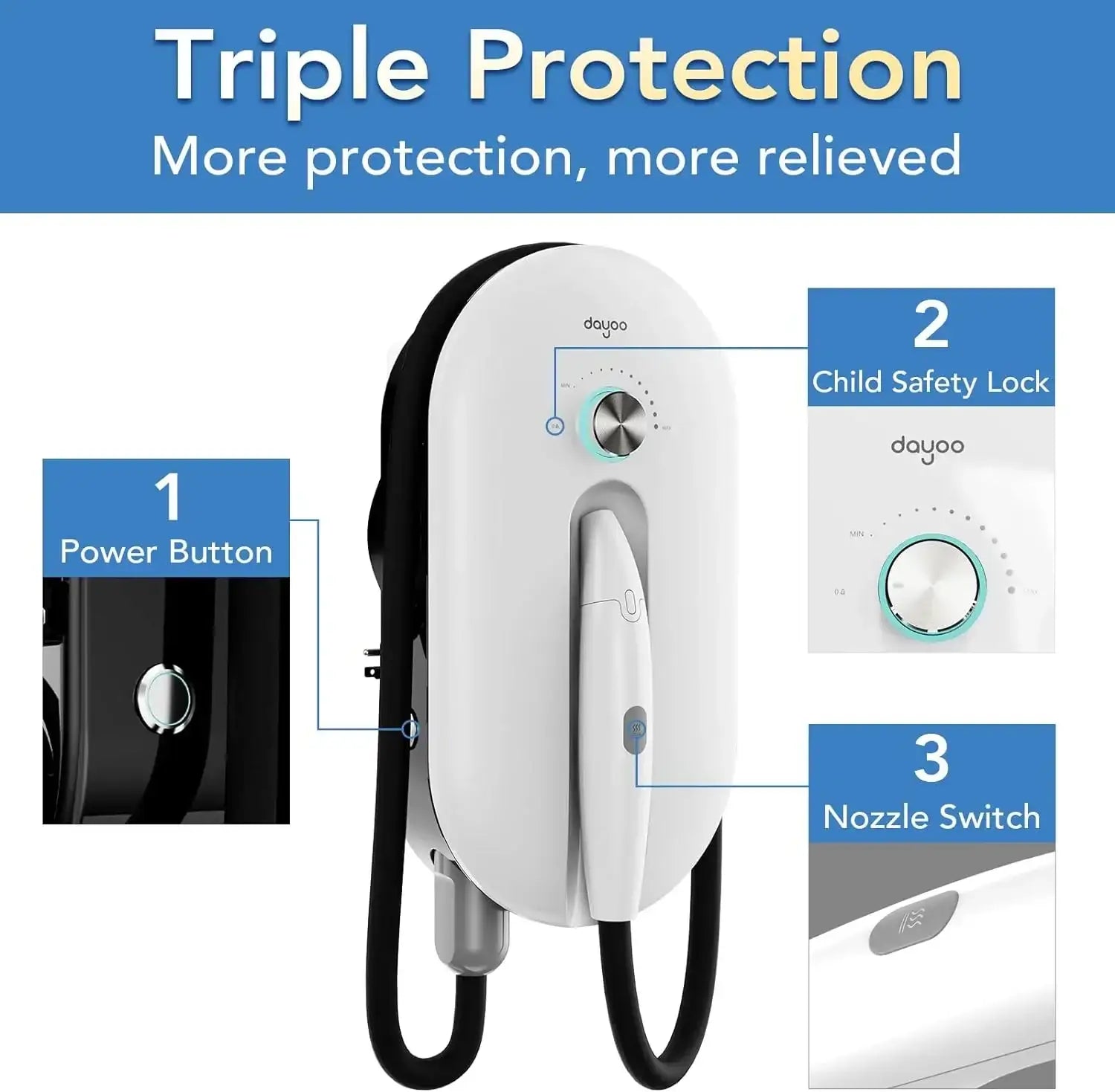 DAYOO Steam Cleaner & Dishwasher |Portable Steam - GulfStore.com