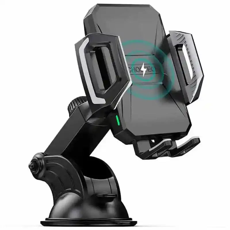 Choetech Fast Wireless Charging Car Dock 10W T521-S – Black - GulfStore.com