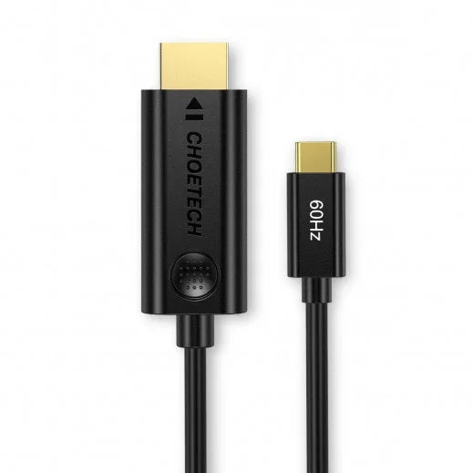كابل Choetech Type-c إلى HDMI بطول 1.8 متر - أسود CH0019