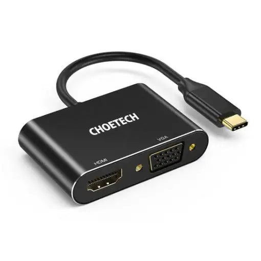 Choetech HUB-M17 USB-C TO HDMI VGA ADAPTER - GulfStore.com