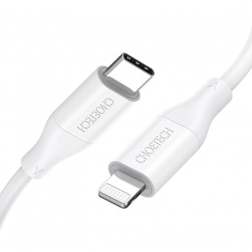Choetech 1.2M USB-C TO LIGHTNING CABLE IP0040 - White