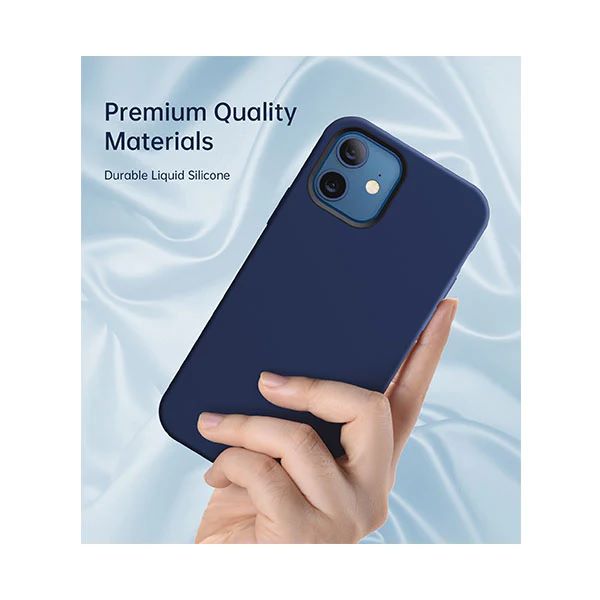 Choetech Silicon Magnatic Phone Case For Iphone 12/12Pro PC0095-MB - Blue