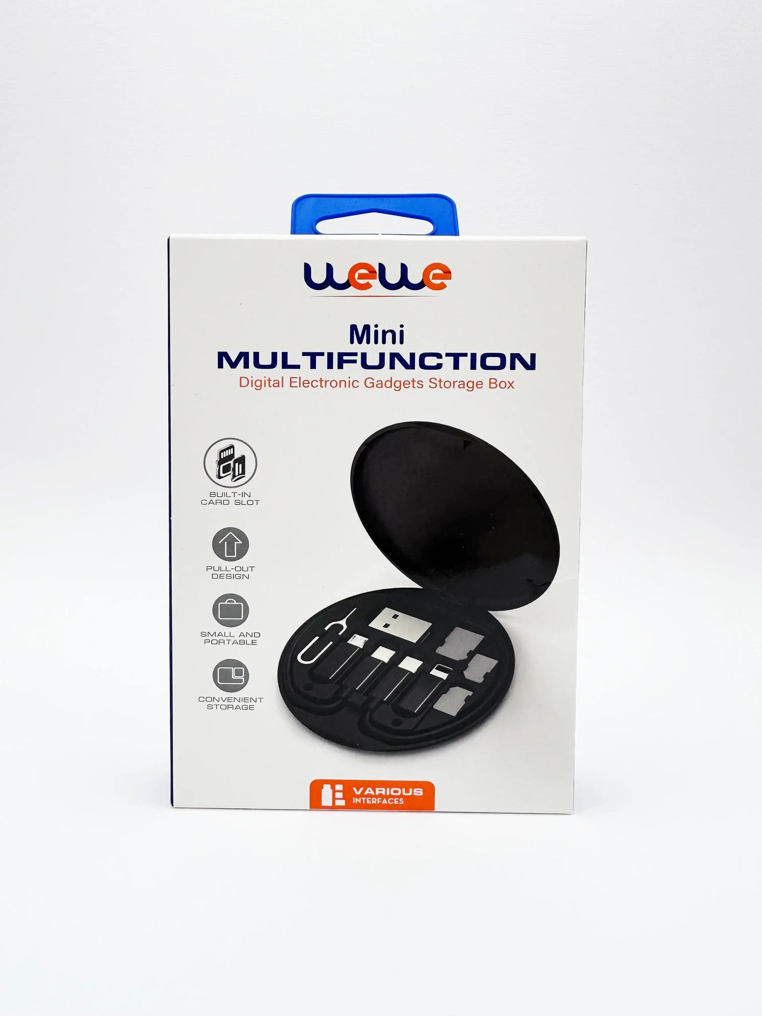 WEWE , MINI MULIFUNCTION , DIGITAL ELECTRONIC GADGET STORAGE BOX , AD-002 - GulfStore.com
