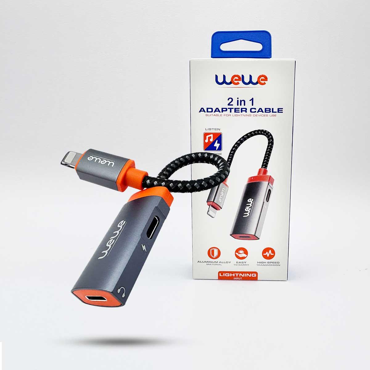 wewe 2 in 1 adapter cable ad-003