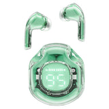 AceFast | 17309 | T8 | Crystal 2-Color Bluetooth Earbuds | Mint Green