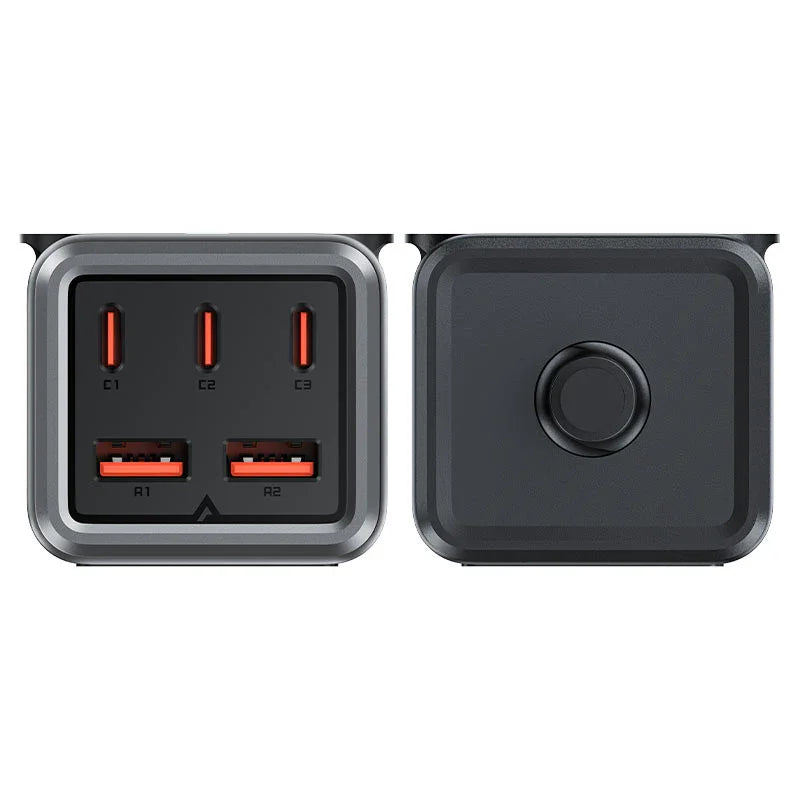 شريط الطاقة Acefast Fast Charge Z3 PD75W GaN (3xUSB-C+2xUSB-A) المملكة المتحدة