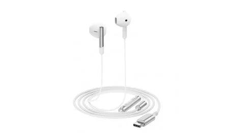 AceFast | 17299 | L3 | Usb C Earphones | White