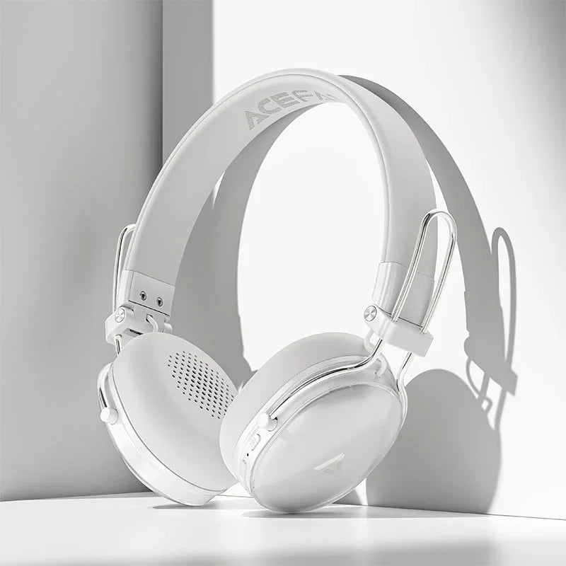 AceFast | 17958 | H7 | Active Noise Reduction Wireless Headset | pearl White
