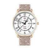 Mi-KIESLECT,Mi- LORA, KIESLECT LADY SMART CALLING Double Straps GOLD+BEIGE White - Gold