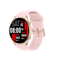 Mi-KIESLECT,Mi- KR, KIESLECT SMART CALLING WATCH , Double Straps PINK+ORANGE - Gold - GulfStore.com