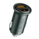 D2007 | Voltme Cazo 24 AA Car Charger 24W | England Green