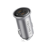 Voltme Cazo 30 CC Car Charger (30W) - Silver Grey