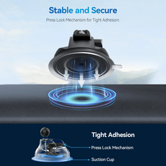 Telesin Car Suction Cup Mount for Phones - GulfStore.com