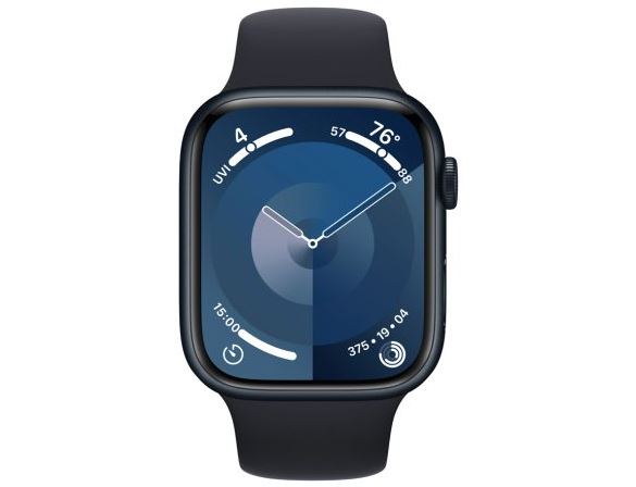 Apple Watch  Series 9 GPS 45mm Midnight Aluminium Case with Midnight Sport Band M/L