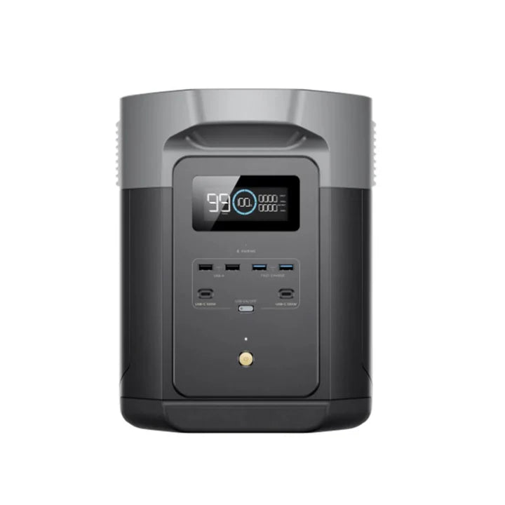 EcoFlow DELTA 2 Max Portable Power Station 2084Wh capacity, 2400W rated output, X-Boost up to 3100W