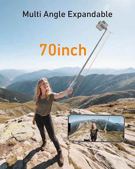 Telesin 70'' Phone Tripod & Selfie Stick