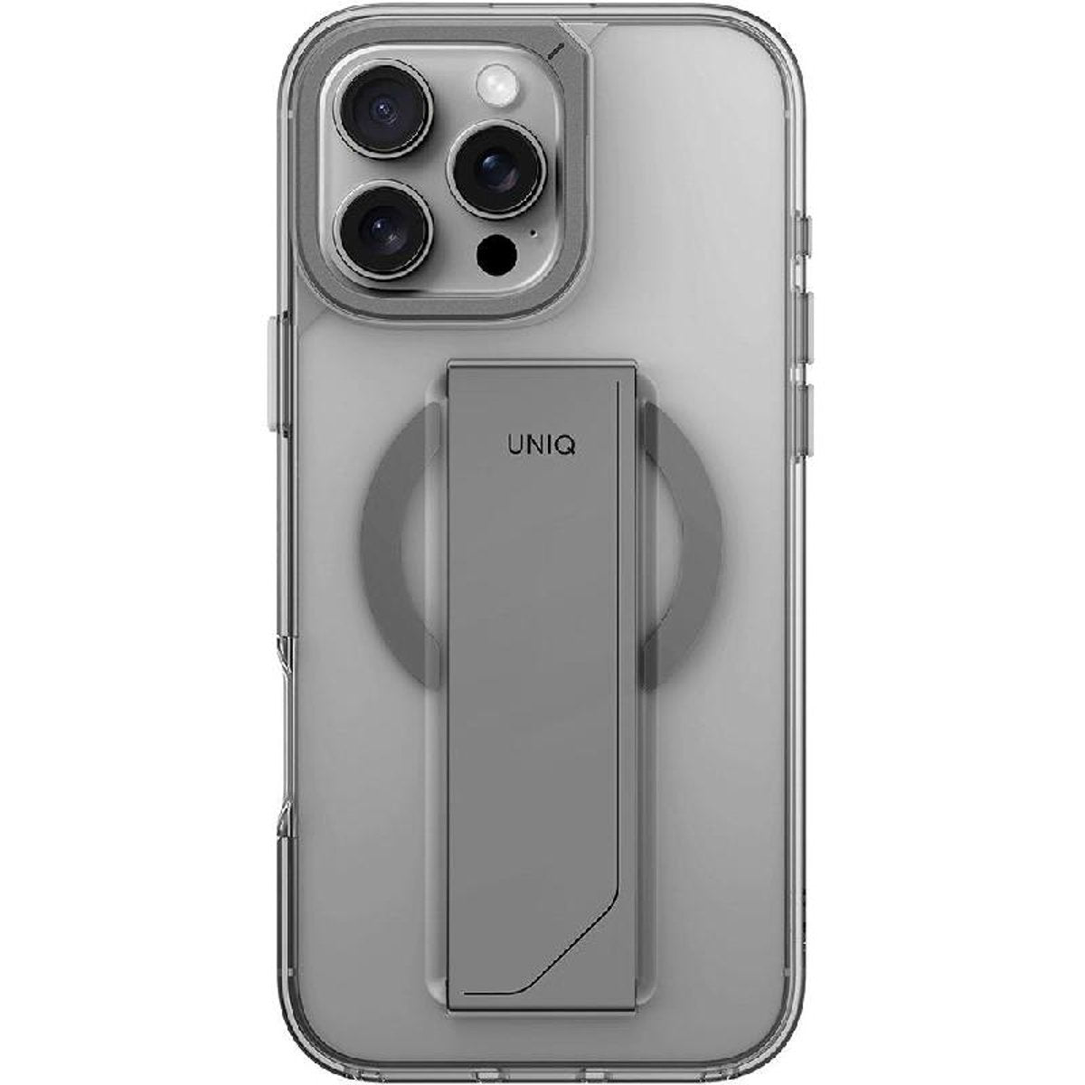 Uniq Heldro Max Back Cover Mobile Case with MagSafe for iPhone 16 Pro Clear