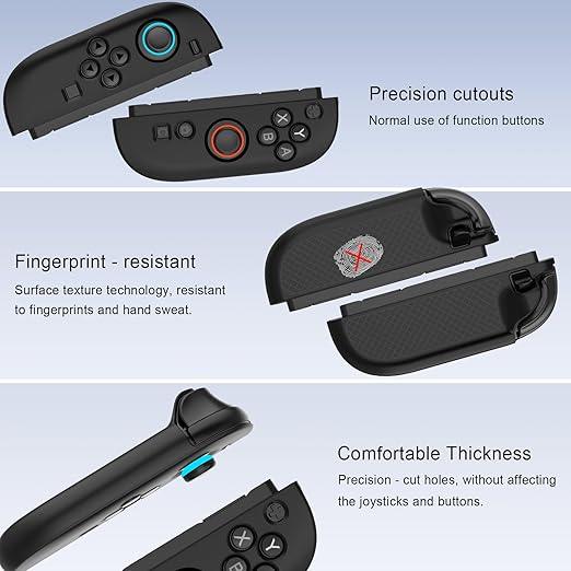 Joycon Silicon Case For Nintendo Switch 2 - Black Bk