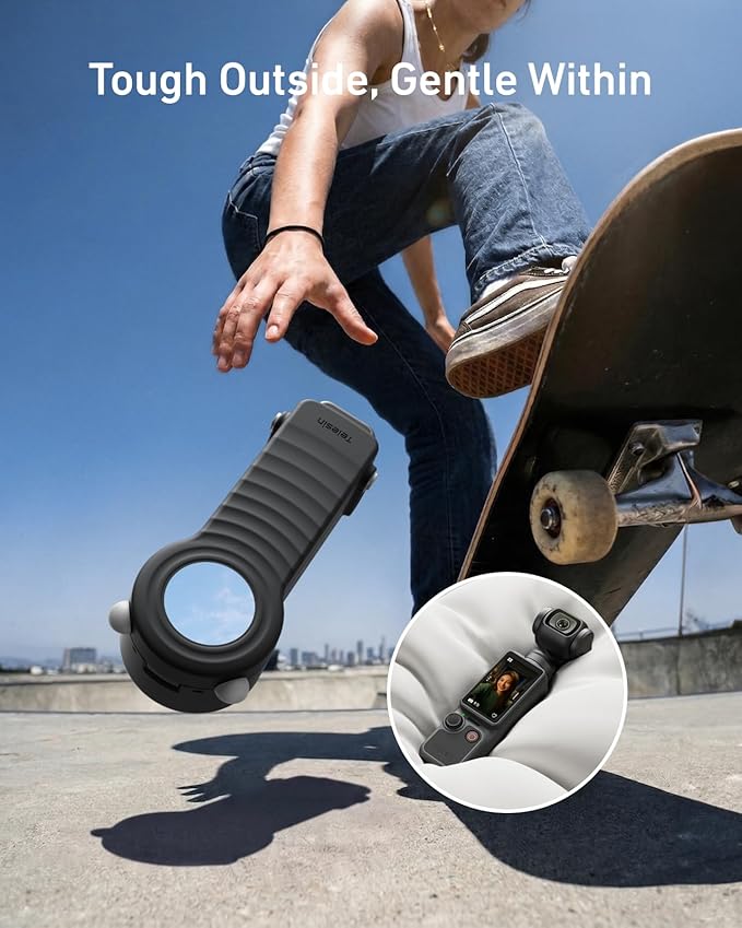 Telesin Disadv Protective Case (Black) for Pocket 3/4 - GulfStore.com