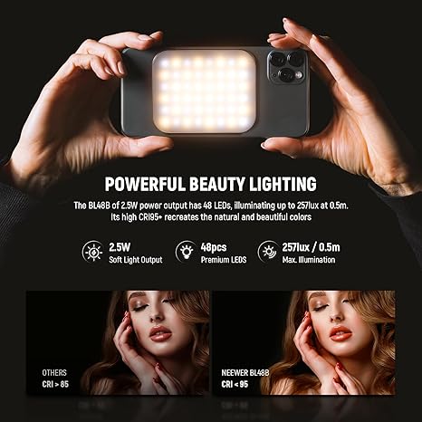 Neewer BASICS MAGNETIC SELFIE LIGHT BL48B