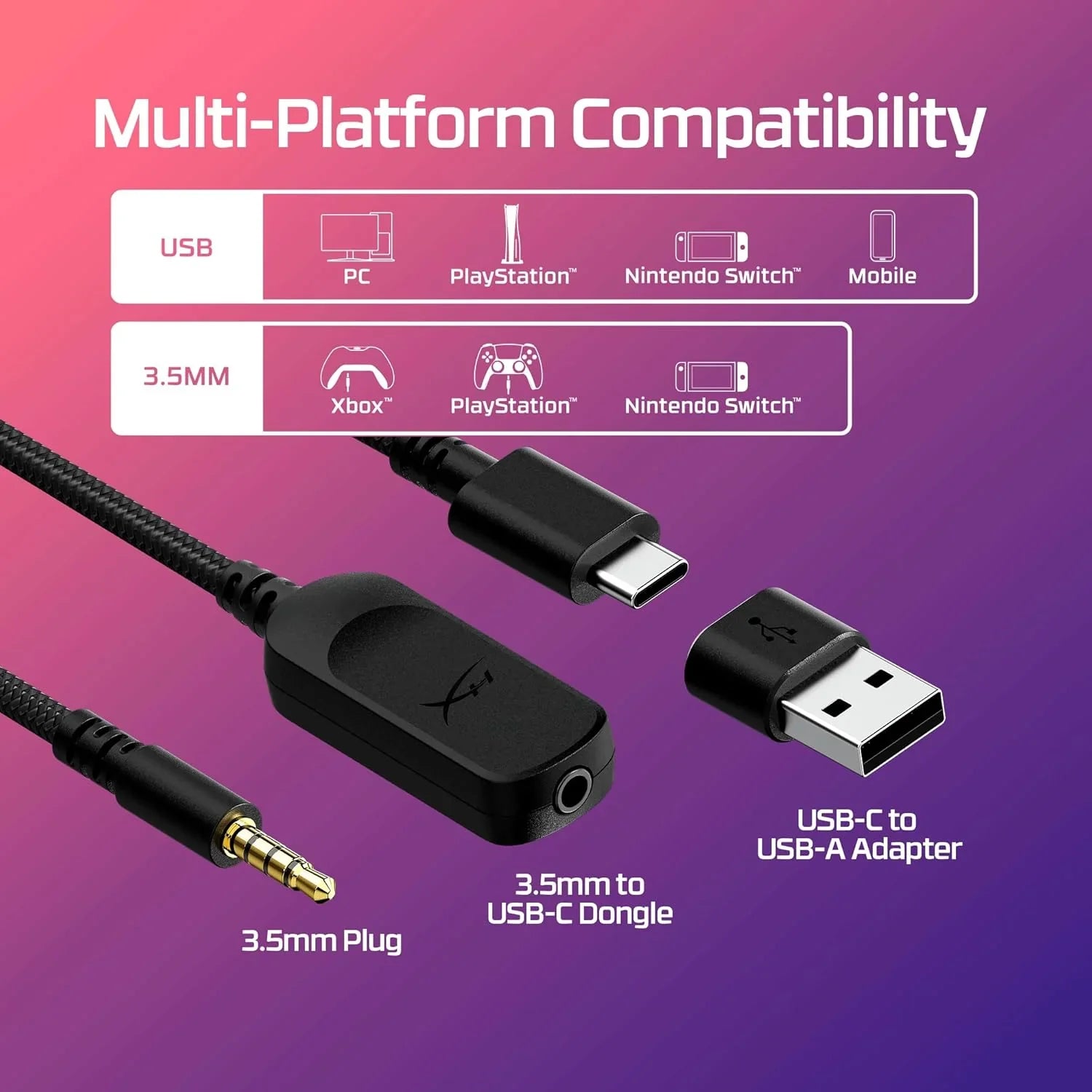 سماعة رأس للألعاب HyperX Cloud III - أسود-أحمر