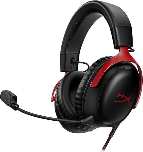 سماعة رأس للألعاب HyperX Cloud III - أسود-أحمر