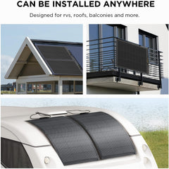 Ecoflow 100W Flexible Solar Panel - GulfStore.com
