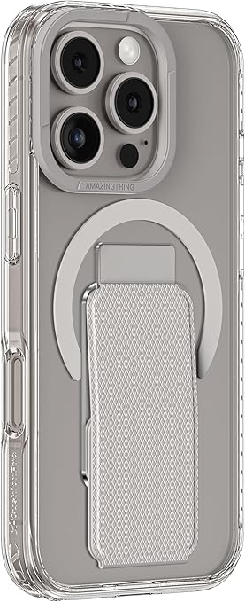 AmazingThing TITAN PRO + HOLDER MAGSAFE DROP PROOF CASE FOR IPHONE 16 PRO MAX 6.9 - GREY IP166.9PTHGY